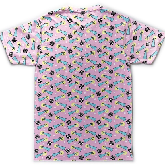 DYJ - Mens Big Size Graphic 80s Retro Shirt - Picture 2 of 4